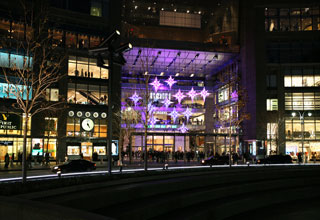 Time Warner Center at night