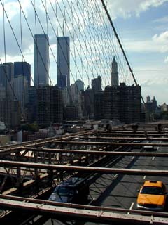 Brooklyn Bridge and World Trade Center