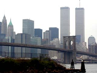 Brooklyn Bridge and World Trade Center