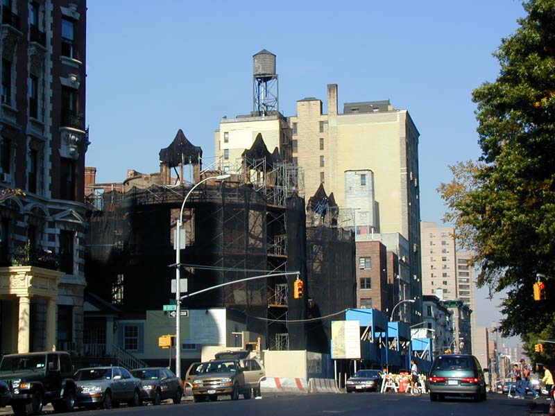 455 Central Park West The view on 455 CPW construction on 2 March 2002.