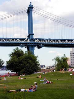 Manhattan Bridge Empire-Fulton Ferry State Park 