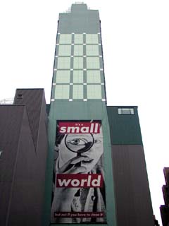 Barbara Kruger on Hilton Times Square Hotel