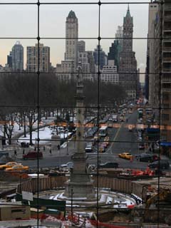 Time Warner Center and Columbus Circle