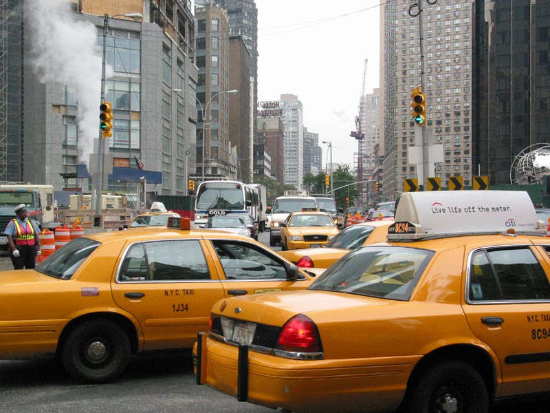 A quizz for tourists how many taxis can you count in the pictures below