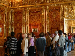 The Amber Room in Catherine's Palace