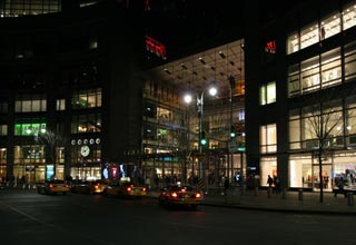 Columbus Circle entrance to Shops at Columbus Circle