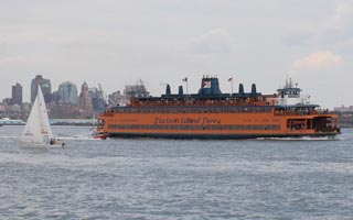 Staten Island Ferry in New York Harbor