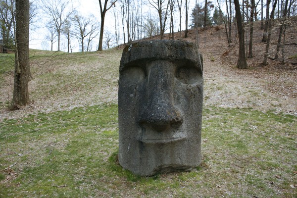Easter Island Head at Storm King Art Center